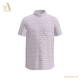 AXEL Men's Hemp Short Sleeve Button-Up Shirt
