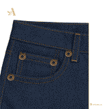 BEN I Hemp Straight Leg Denim - Zipper Fly