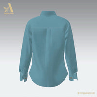 CHARLOTTE Cuff Hemp Button-up Shirt